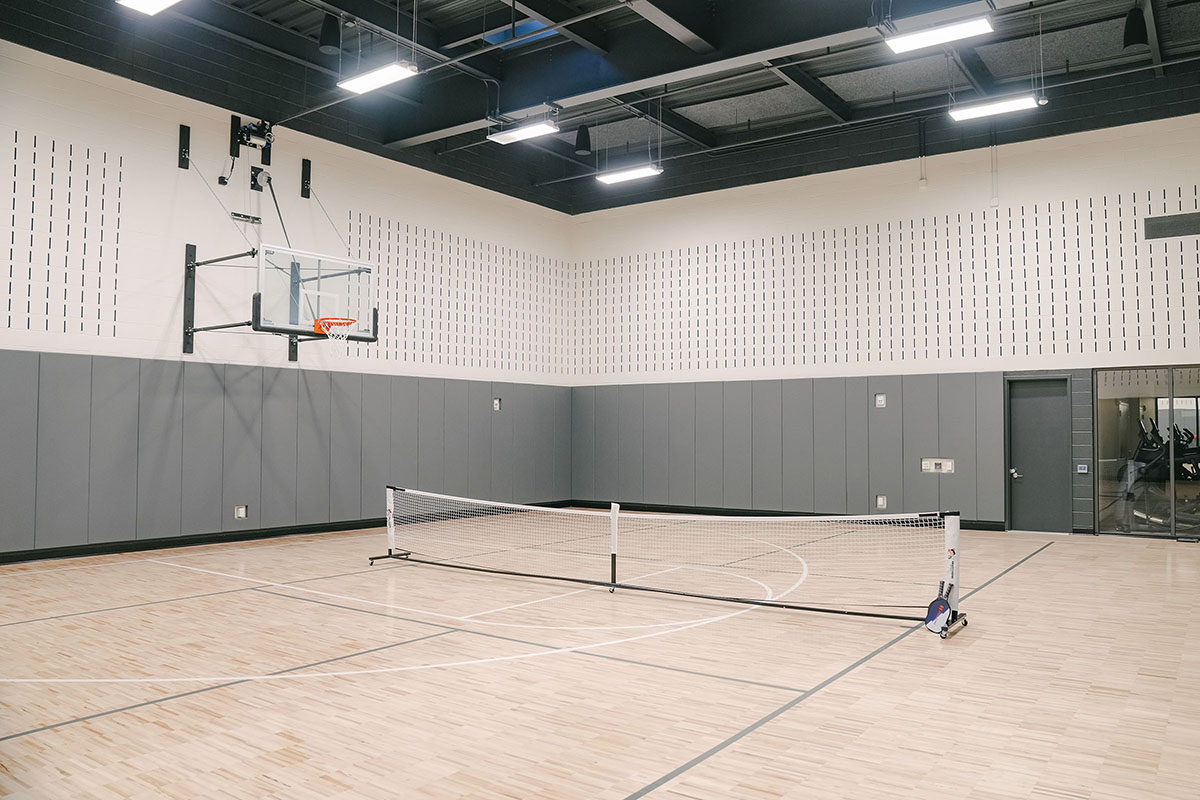 Basketball and Pickleball Court