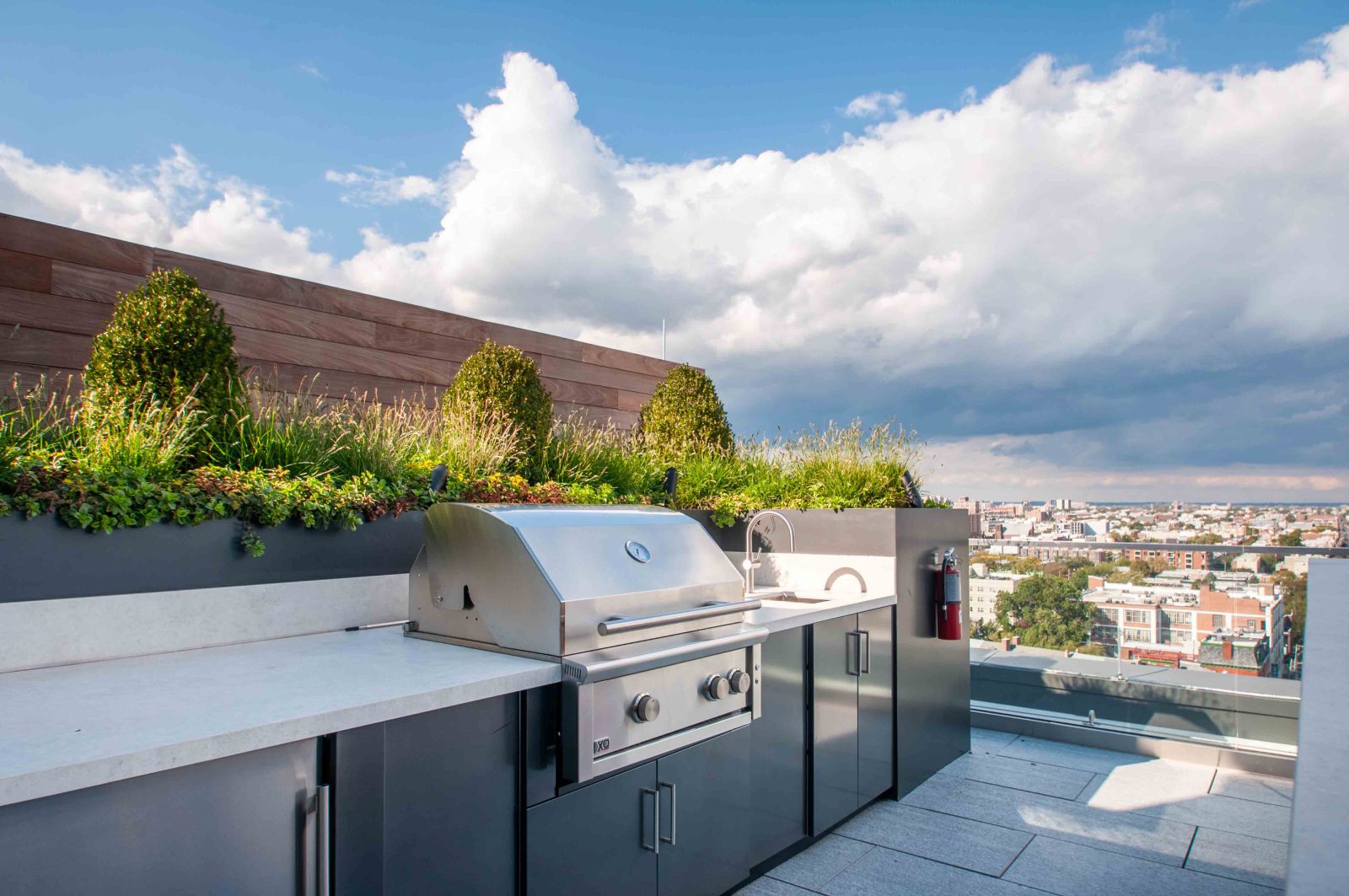 Rooftop grilling