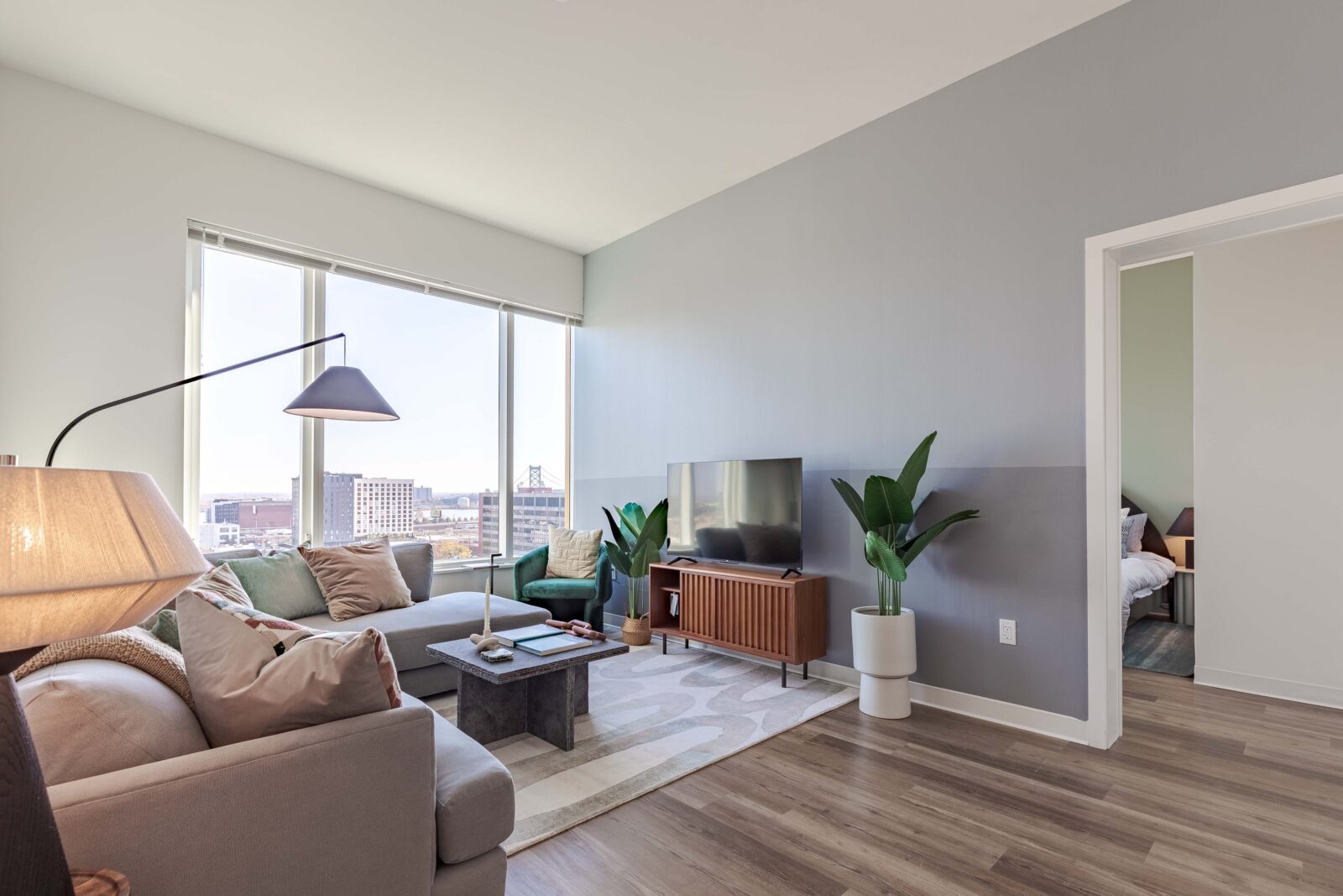 Penthouse living room