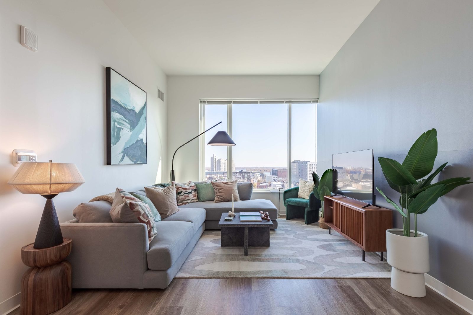 Penthouse living room